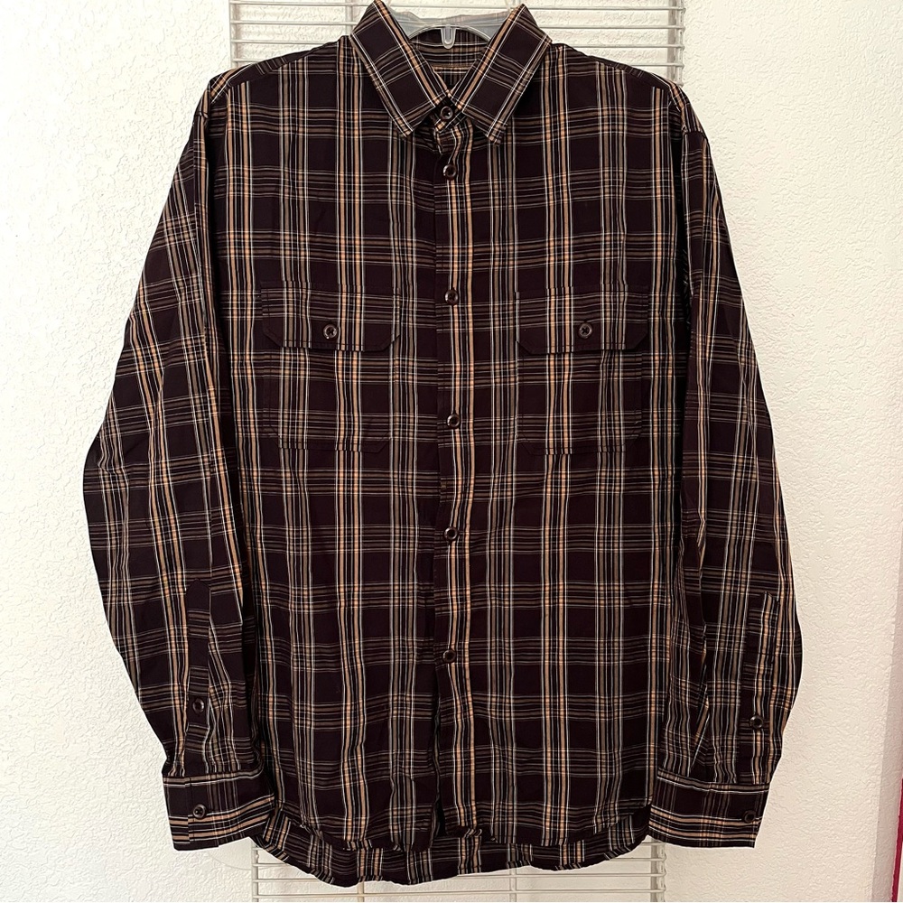 Vintage STUSSY Plaid Button-Up Long Sleeve Shirt